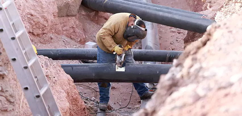Cast Iron Sewer Pipe Replacement in New River